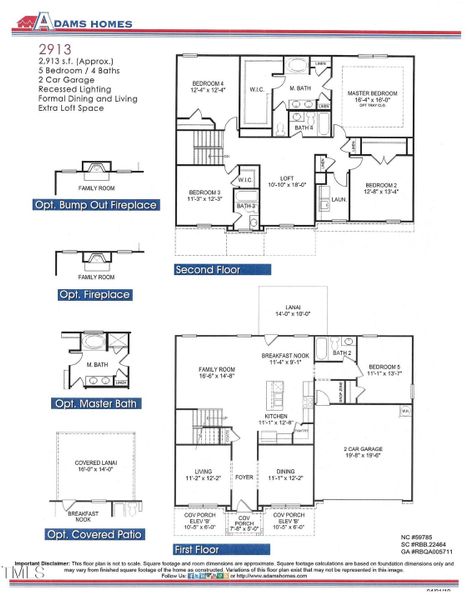 2913 Floor plan