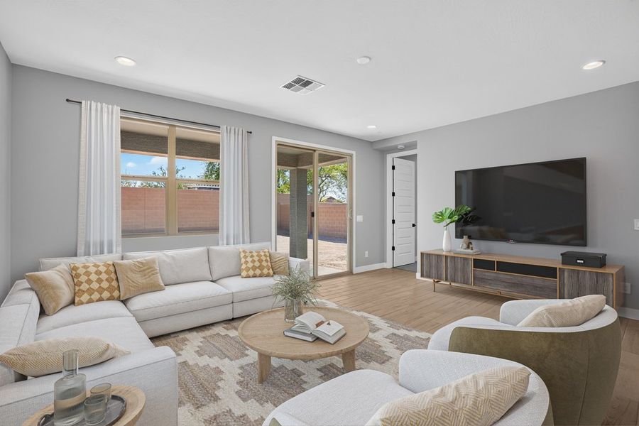 Furnished interior view inside a new home in Artisan at Asante, Surprise (Image 5).