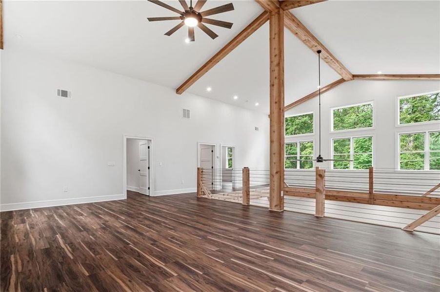 Spacious, unfurnished interior of a new home in , Acworth (Image 55).