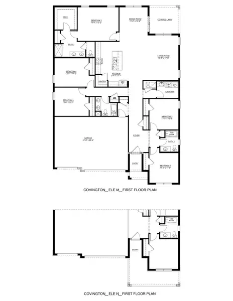 2D floor plan layout of this home in Balm Grove, Wimauma, FL (Image 2). 2D floor plan layout of this home in Balm Grove, Wimauma, FL (Image 2).