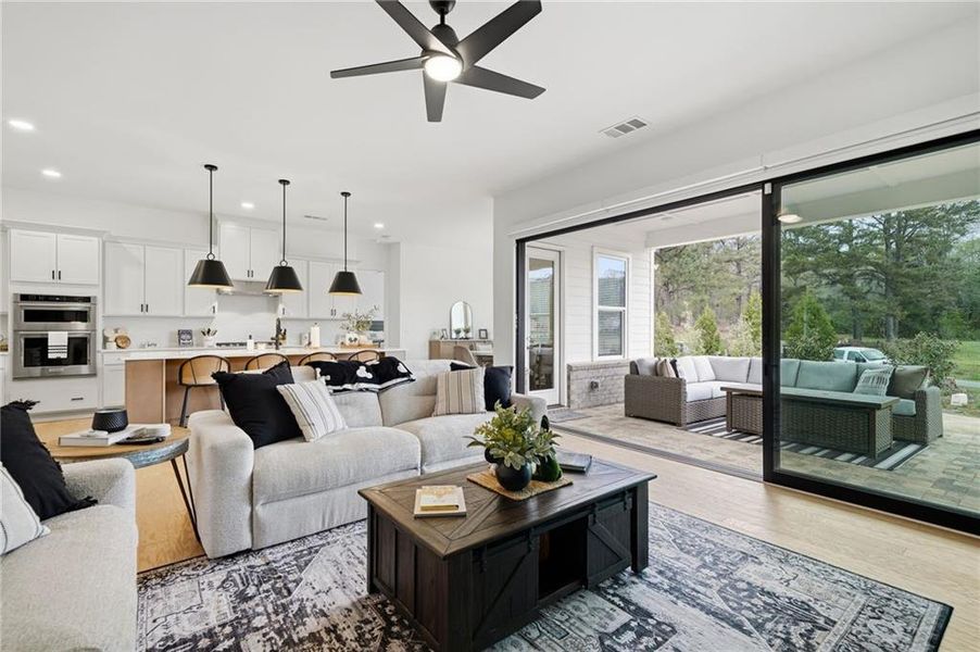 Furnished interior view inside a new home in , Cumming (Image 10). Furnished interior view inside a new home in , Cumming (Image 10).