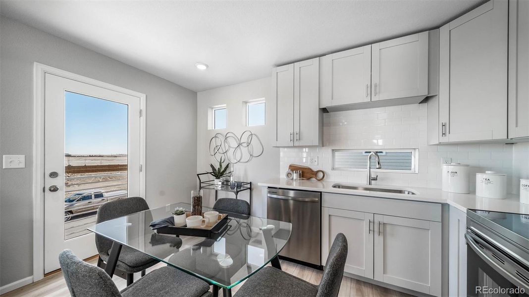 Furnished interior view inside a new home in Muegge Farms, Bennett (Image 27).