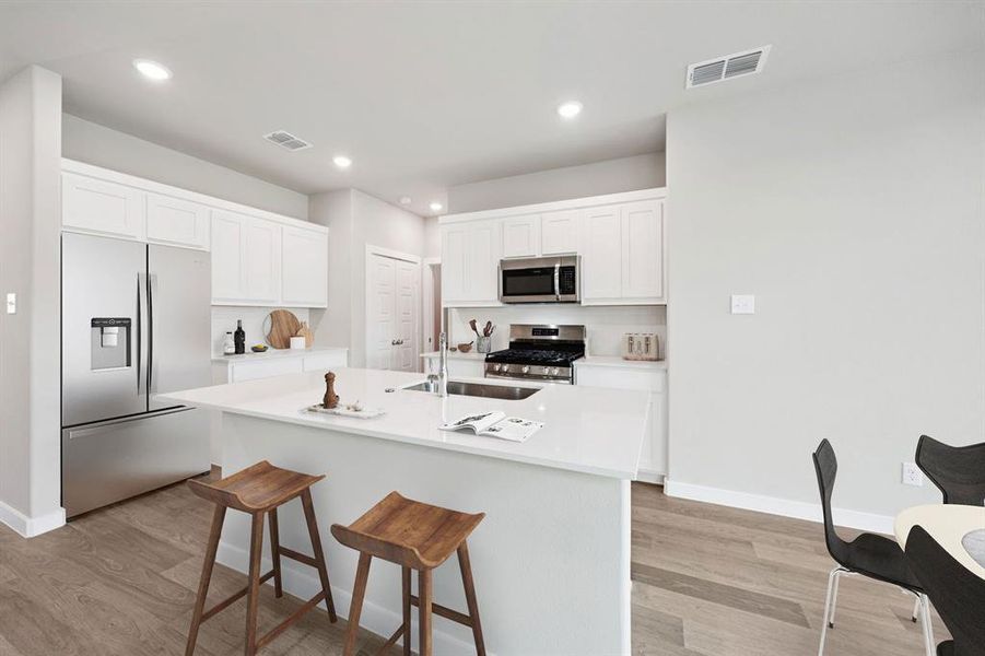 Furnished interior view inside a new home in Southridge, McKinney (Image 8).