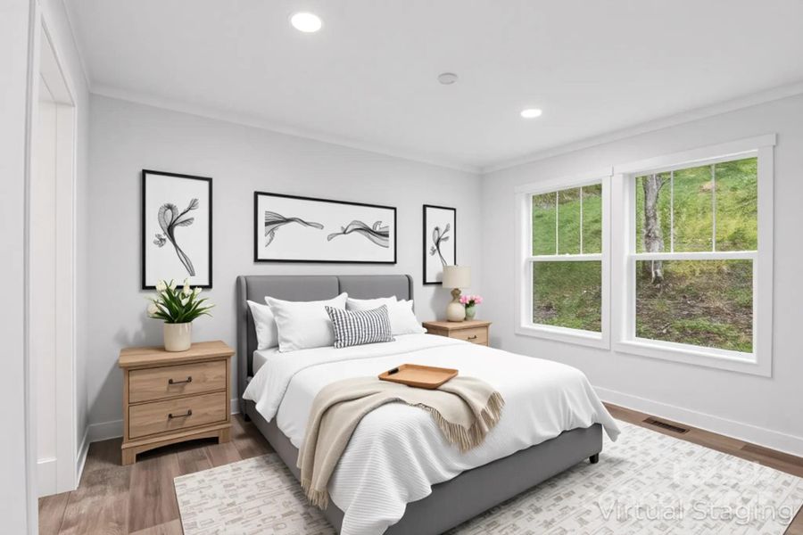 Furnished interior view inside a new home in , Burnsville (Image 10).