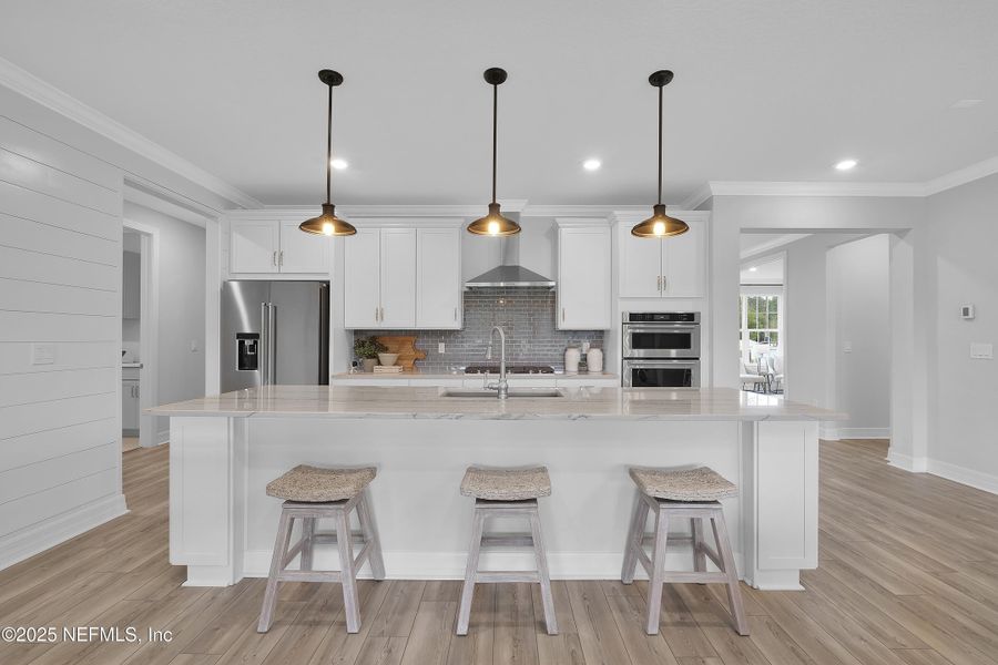 Furnished interior view inside a new home in Hyland Trail, Green Cove Springs (Image 17). Furnished interior view inside a new home in Hyland Trail, Green Cove Springs (Image 17).