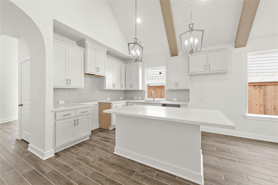 Furnished interior view inside a new home in Kresston - 40', Montgomery (Image 4).