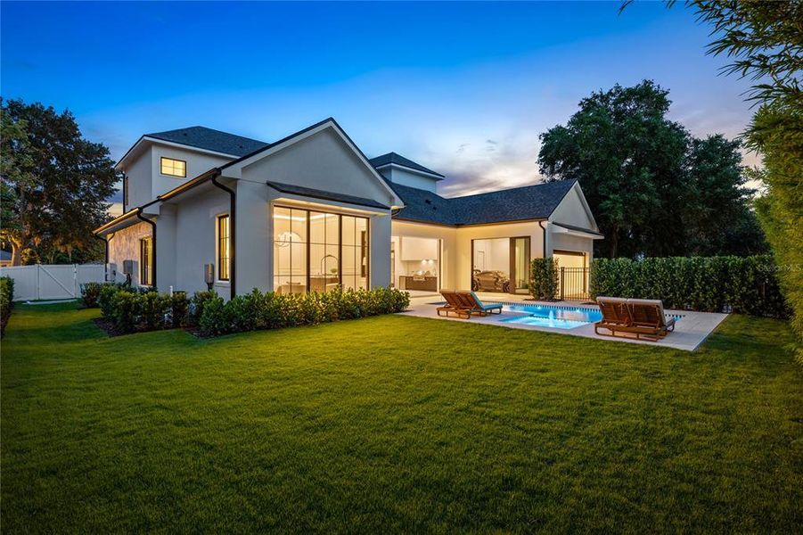 Exterior details and patio area of a home in , Winter Park (Image 33). Exterior details and patio area of a home in , Winter Park (Image 33).