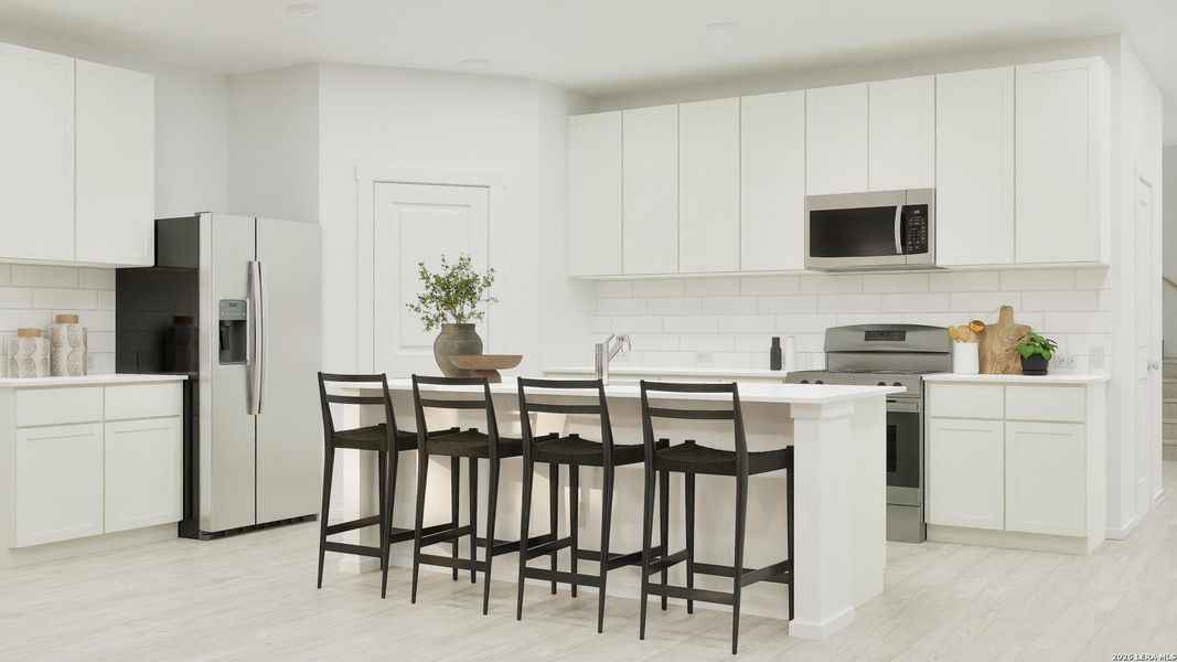 Furnished interior view inside a new home in Stone Garden, Elmendorf (Image 10).