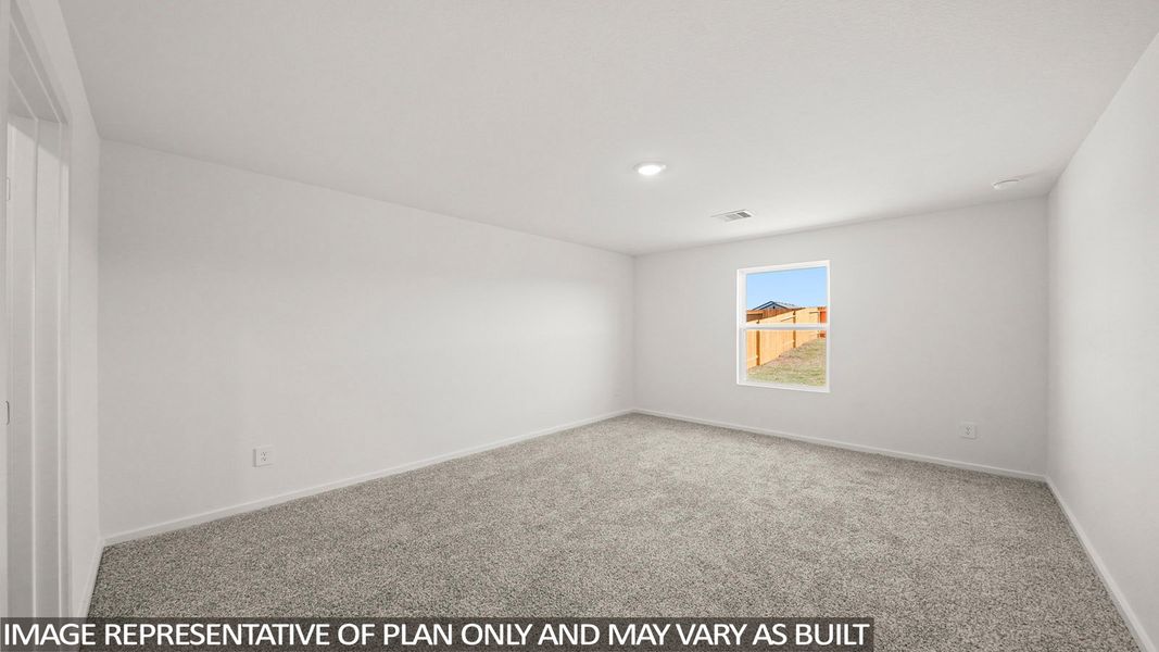 Representative unfurnished interior of a home built from the Cooper by D.R. Horton in Eastern Wells, Jarrell (Image 18).