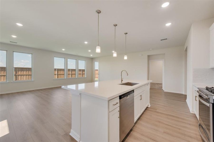 Furnished interior view inside a new home in Spiritas Ranch, Little Elm (Image 6).