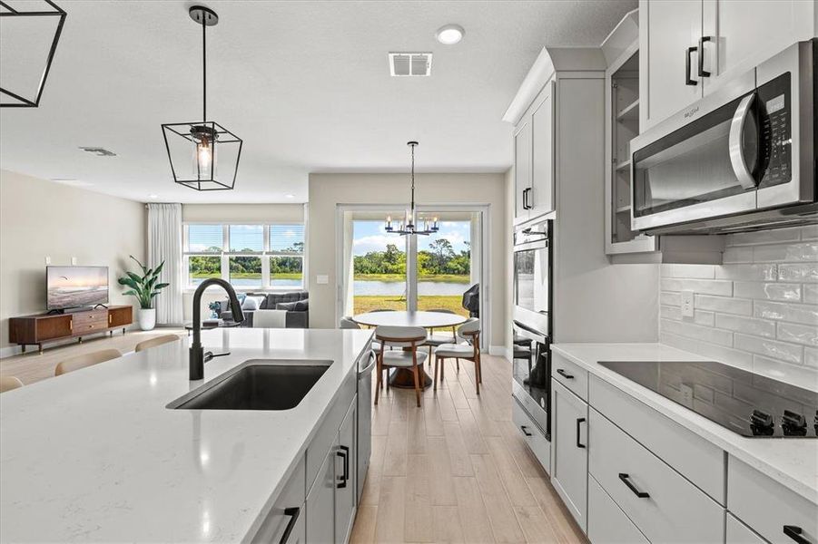 Furnished interior view inside a new home in , Nokomis (Image 7).