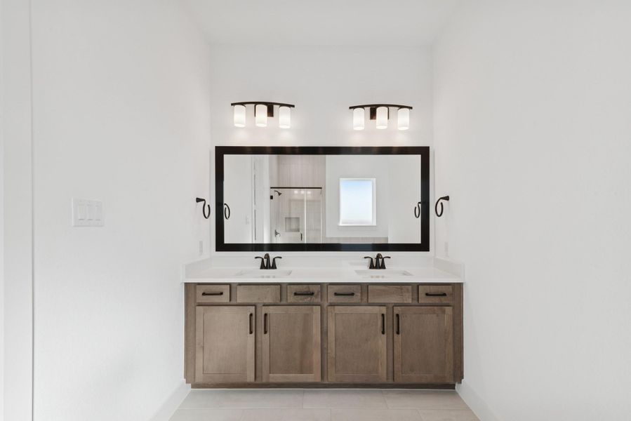 Furnished interior view inside a new home in , Katy (Image 9).