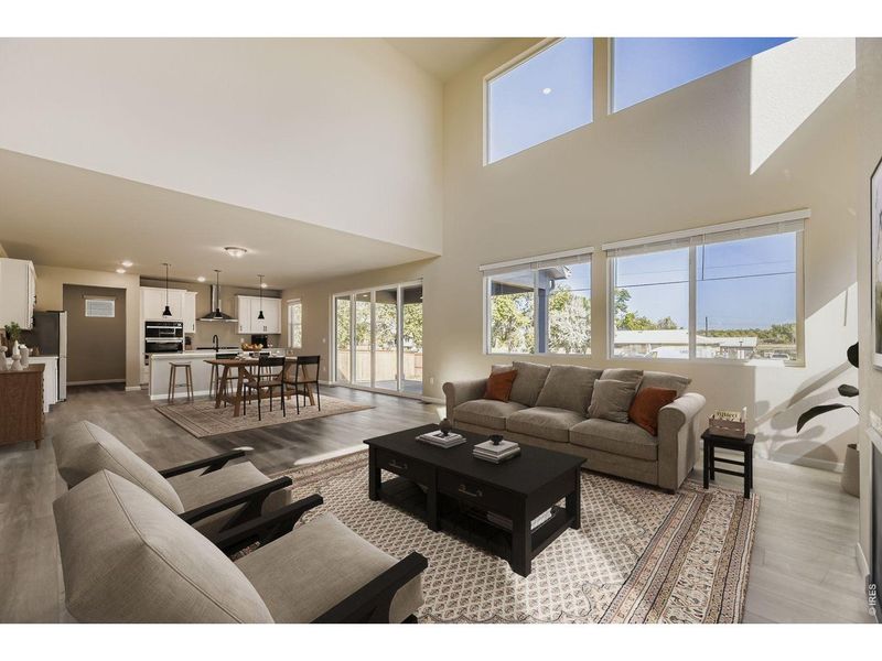 Furnished interior view inside a new home in Farmstead, Berthoud (Image 4). Furnished interior view inside a new home in Farmstead, Berthoud (Image 4).
