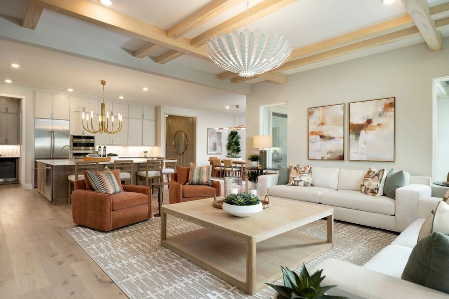 Representative furnished interior of a home built from the 5001 by Risewell Homes in Freedom at Anthem, Kyle (Image 8). Representative furnished interior of a home built from the 5001 by Risewell Homes in Freedom at Anthem, Kyle (Image 8).
