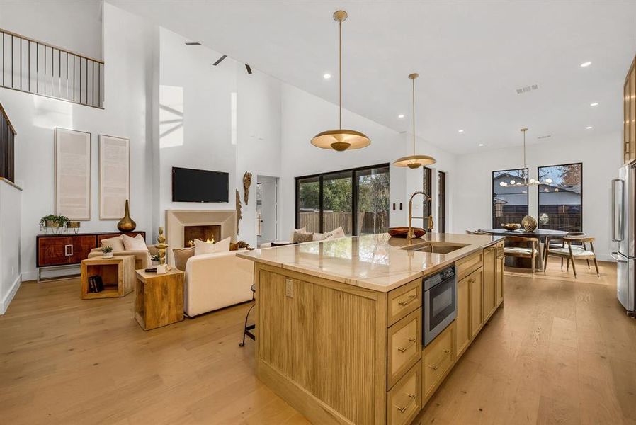 Furnished interior view inside a new home in , Dallas (Image 31).