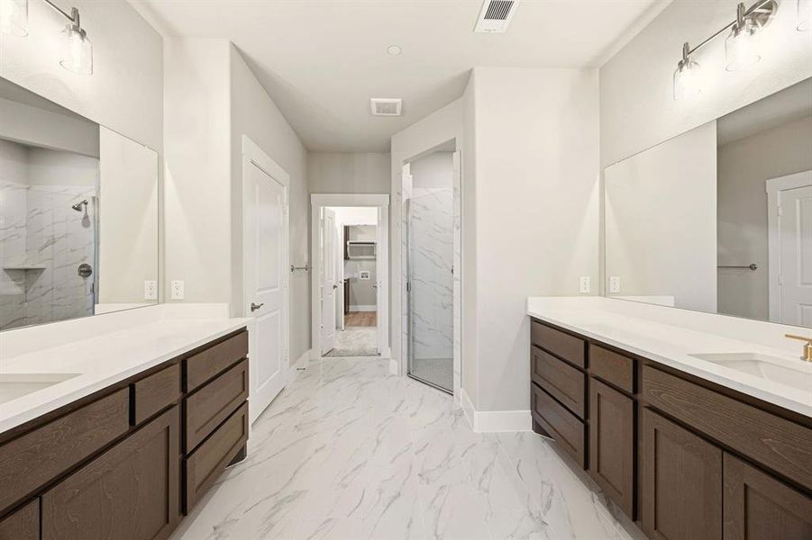 Furnished interior view inside a new home in Ladera Prosper, Prosper (Image 15).