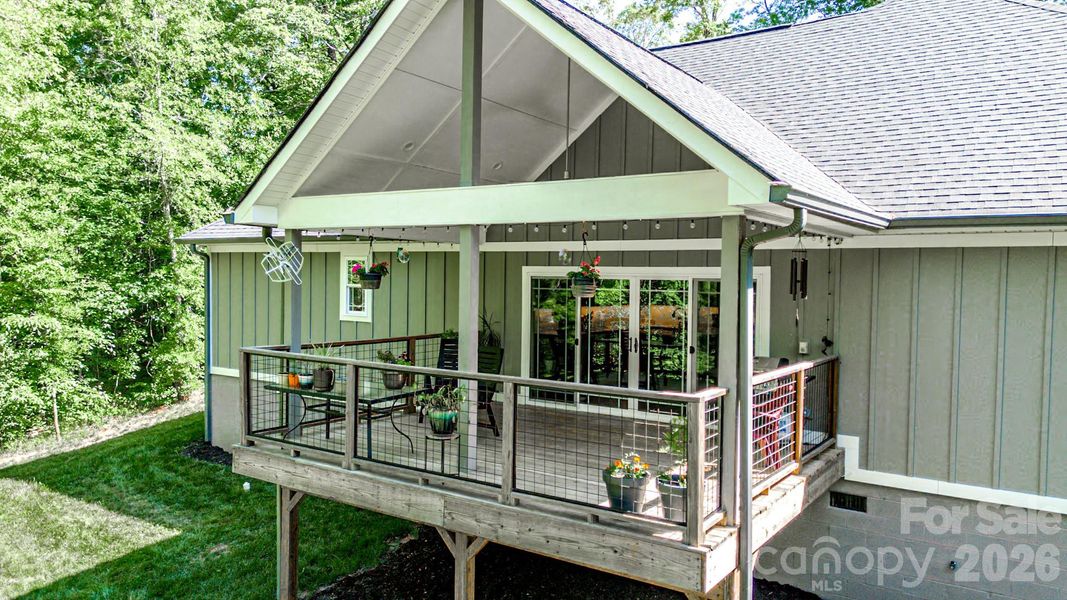 Exterior details and patio area of a home in , Rutherfordton (Image 24).