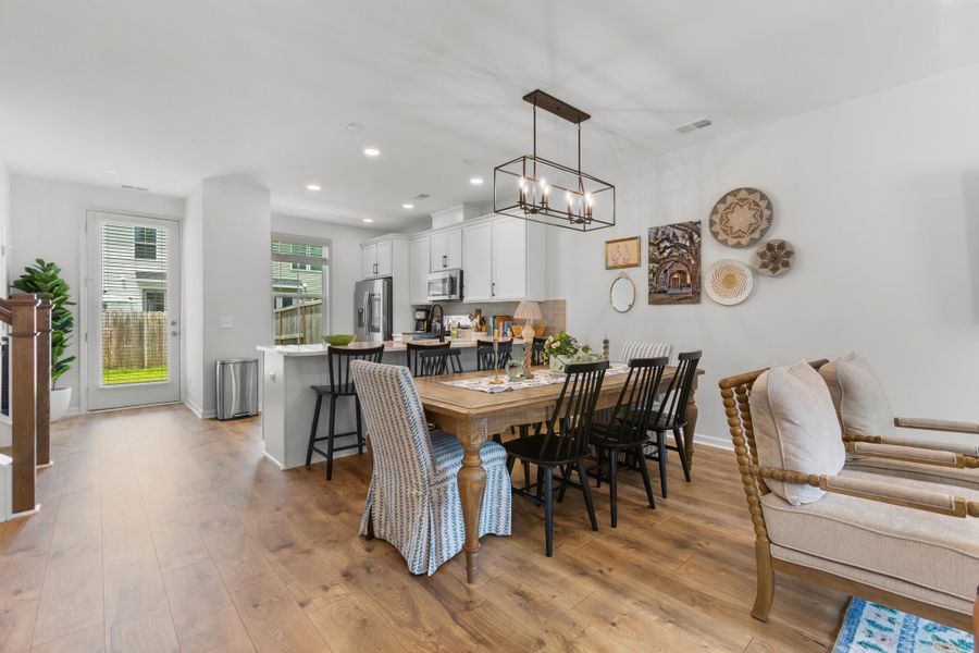 Furnished interior view inside a new home in , Summerville (Image 14).