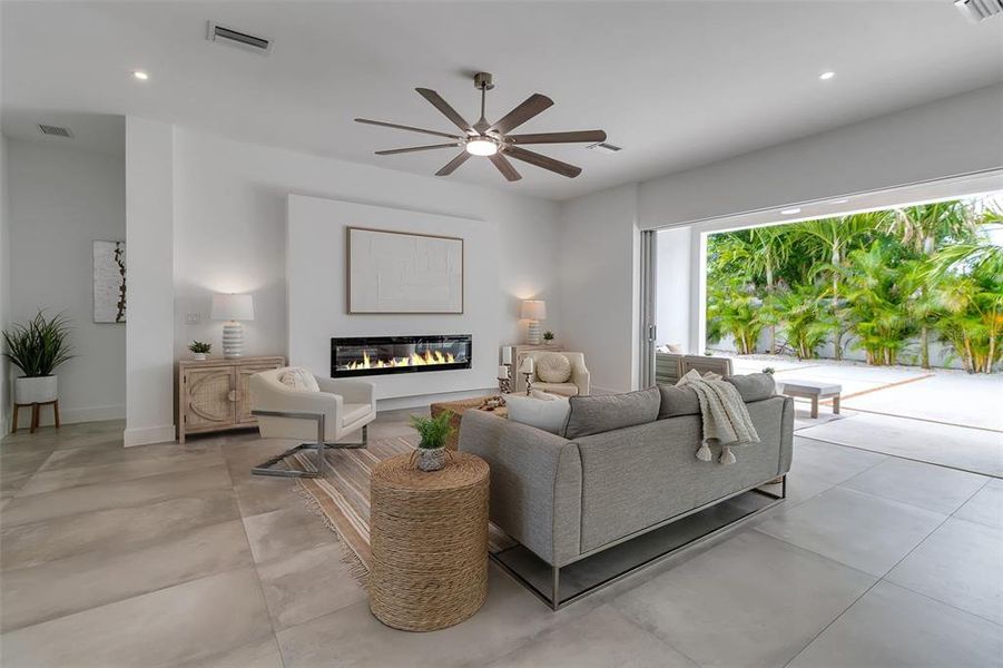 Furnished interior view inside a new home in , Sarasota (Image 14).
