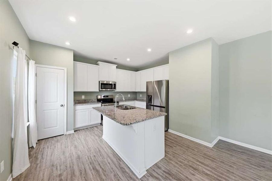 Furnished interior view inside a new home in , Cartersville (Image 7). Furnished interior view inside a new home in , Cartersville (Image 7).