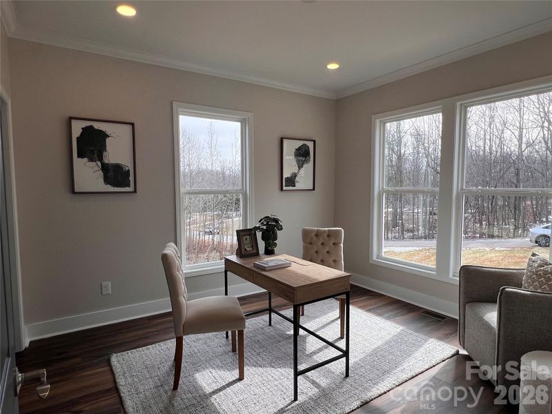 Furnished interior view inside a new home in , Dallas (Image 5).