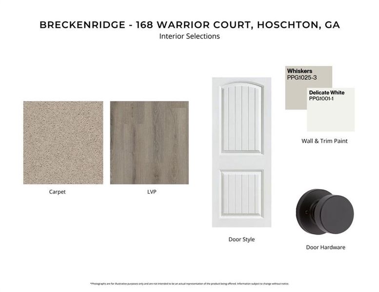 Sample of building materials used in homes in Twin Lakes, Hoschton (Image 5).