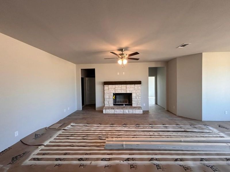 In-progress construction of a new home in Fairview Meadows, New Fairview, TX (Image 10).