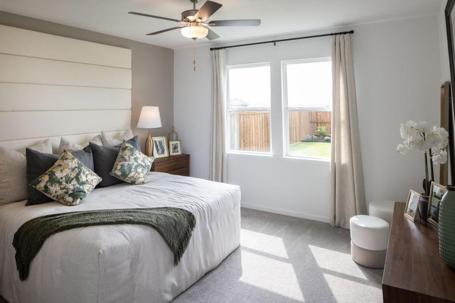 Furnished interior view inside a new home in River Ridge, Crandall (Image 24). Furnished interior view inside a new home in River Ridge, Crandall (Image 24).