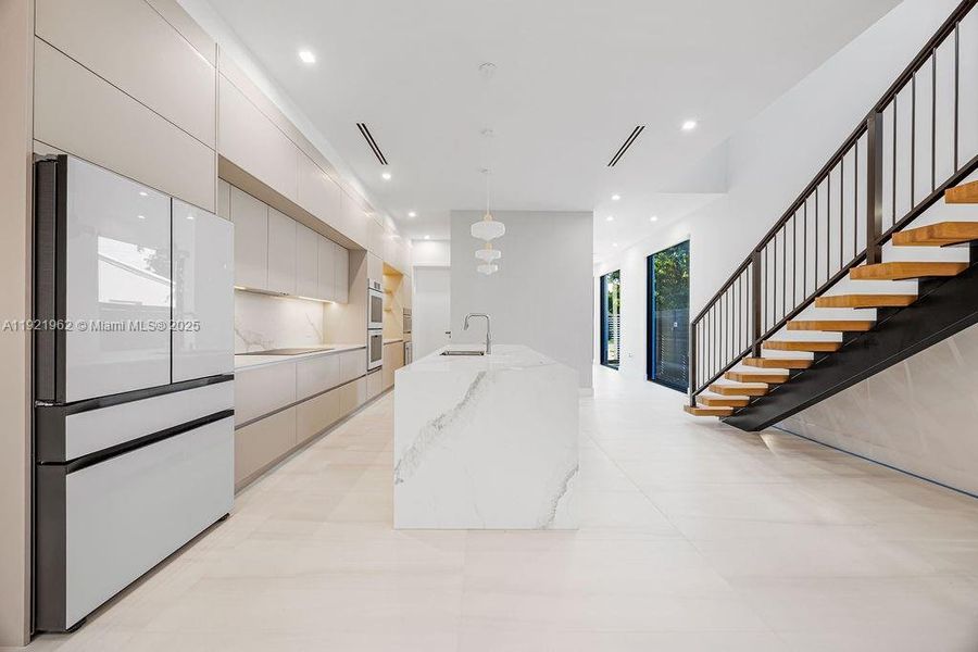 Furnished interior view inside a new home in , Fort Lauderdale (Image 64).