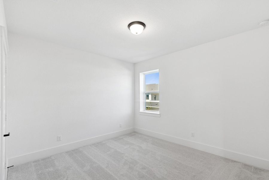 Spacious, unfurnished interior of a new home in Easthaven at Bridgeland Central - Horizon Collection, Cypress (Image 29).