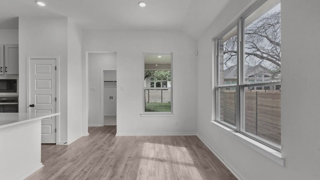 Representative unfurnished interior of a home built from the Aventura by Chesmar Homes in Parkside on the River, Georgetown (Image 15).