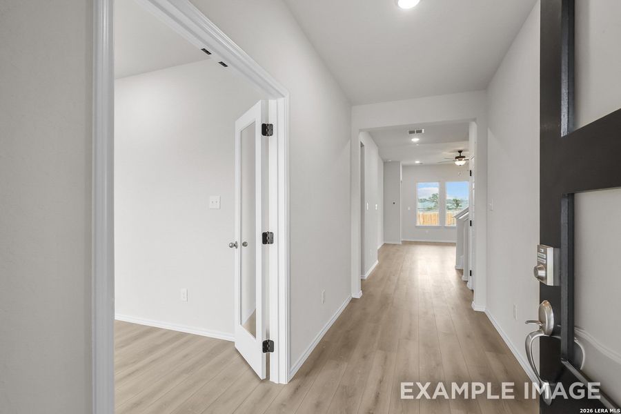 Spacious, unfurnished interior of a new home in Horizon Pointe, Converse (Image 27). Spacious, unfurnished interior of a new home in Horizon Pointe, Converse (Image 27).