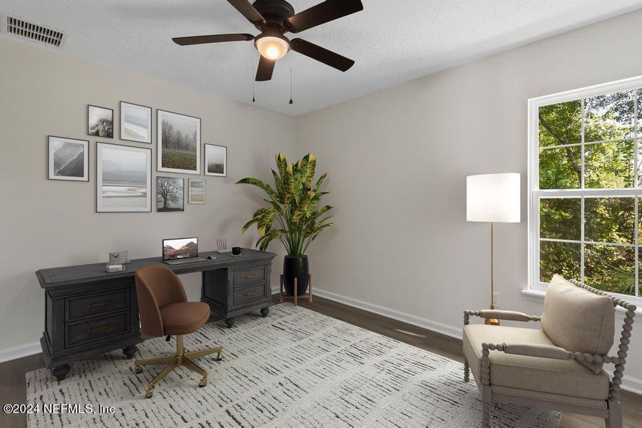 Furnished interior view inside a new home in , Jacksonville (Image 17).