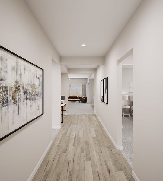 Spacious, unfurnished interior of a new home in Blossom Rock, Apache Junction (Image 16).