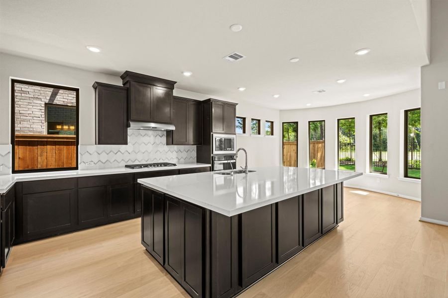 Furnished interior view inside a new home in The Highlands, Porter (Image 6).