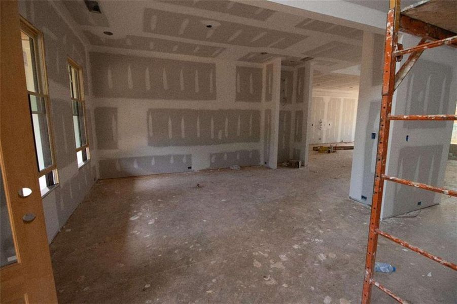 In-progress construction of a new home in , Monroe, GA (Image 53).