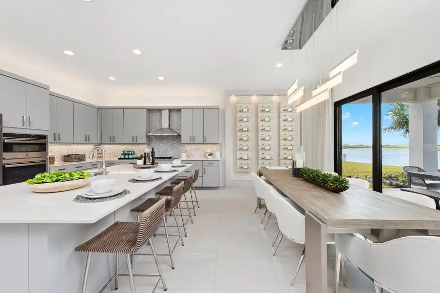 Representative furnished interior of a home built from the Michele by GL Homes in Valencia Parc at Riverland, Port St. Lucie (Image 10).
