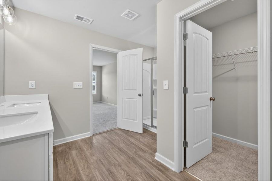 Furnished interior view inside a new home in The Reserve At Clock Tower, Douglasville (Image 5).