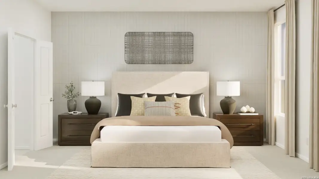 Furnished interior view inside a new home in Grace Valley, Cibolo (Image 12).