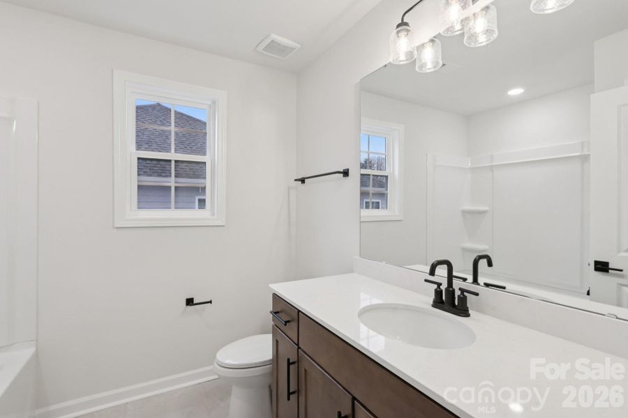 Furnished interior view inside a new home in Falls Cove, Troutman (Image 13). Furnished interior view inside a new home in Falls Cove, Troutman (Image 13).