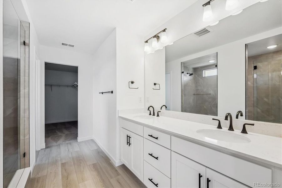 Furnished interior view inside a new home in Barefoot Lakes, Firestone (Image 4). Furnished interior view inside a new home in Barefoot Lakes, Firestone (Image 4).