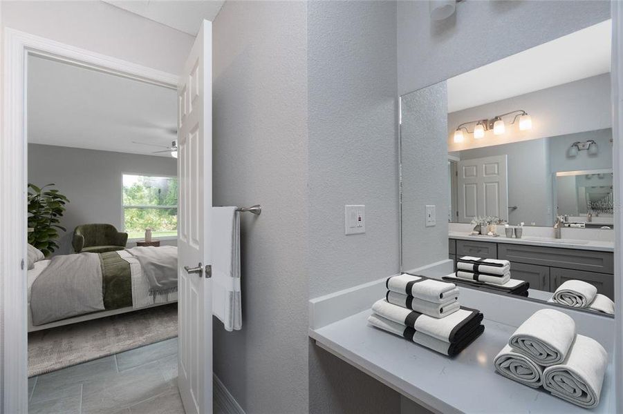 Furnished interior view inside a new home in , North Port (Image 35).