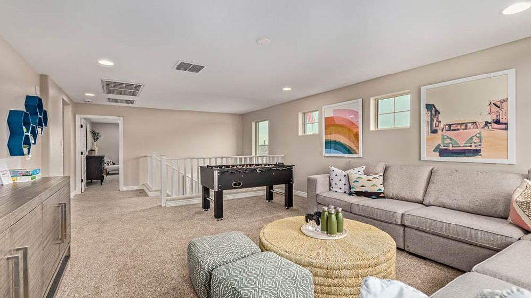Representative furnished interior of a home built from the Paisley by Taylor Morrison in Paradisi Discovery Collection, Surprise (Image 15).