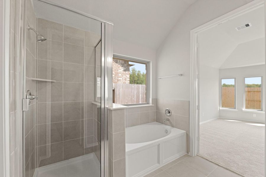 Furnished interior view inside a new home in The Trails, New Caney (Image 9). Furnished interior view inside a new home in The Trails, New Caney (Image 9).