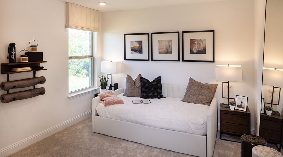 Representative furnished interior of a home built from the Terracotta by Taylor Morrison in Cross Creek Meadows, Celina (Image 14).