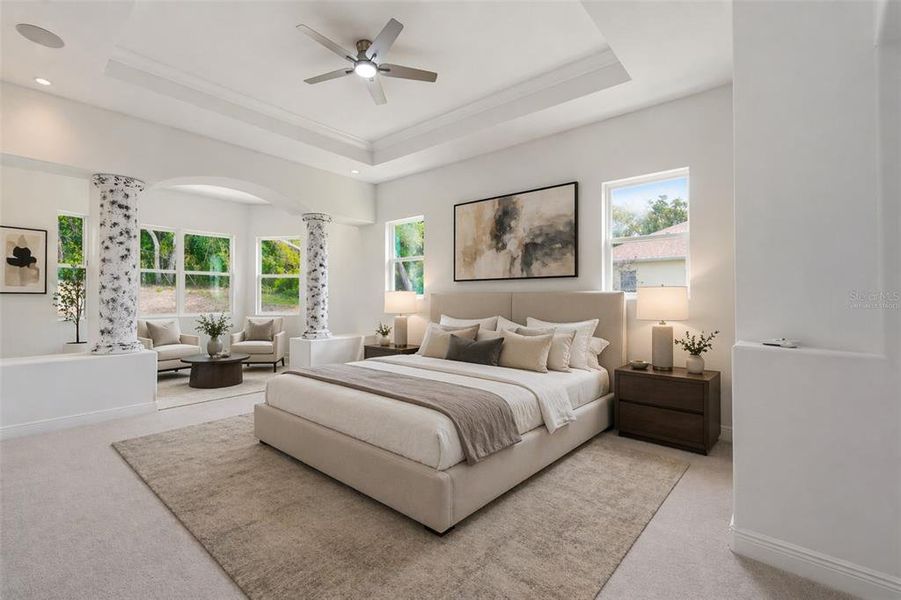 Furnished interior view inside a new home in , Hernando (Image 10).