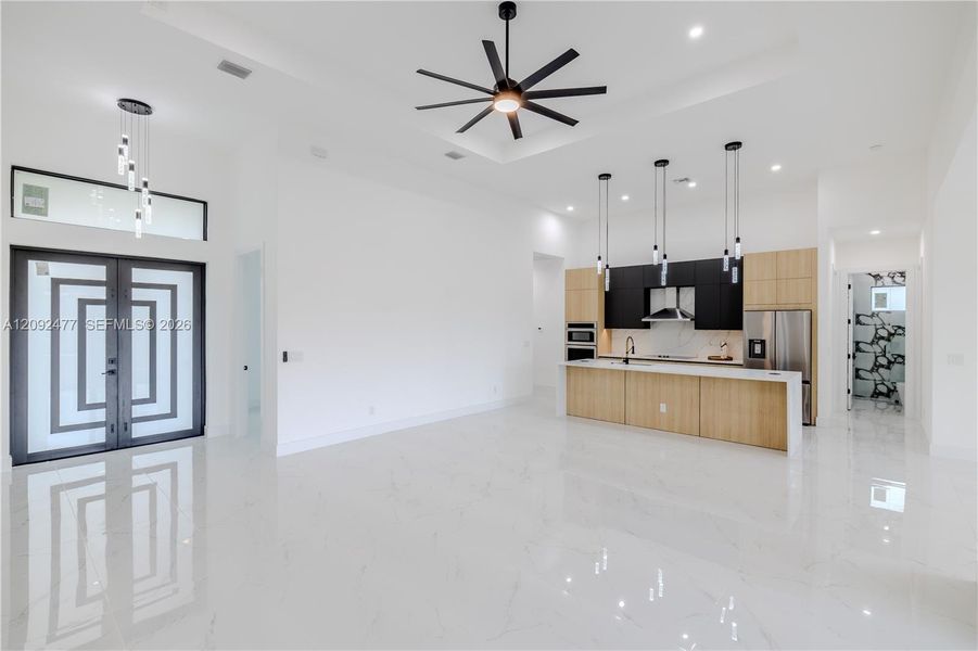 Furnished interior view inside a new home in , Cape Coral (Image 9). Furnished interior view inside a new home in , Cape Coral (Image 9).