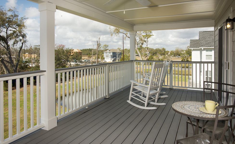 Second floor deck