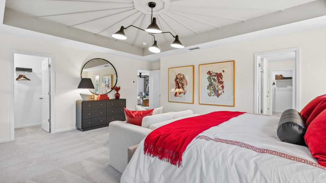 Representative furnished interior of a home built from the Wynwood by DRB Homes in Everson Pointe, Snellville (Image 30).