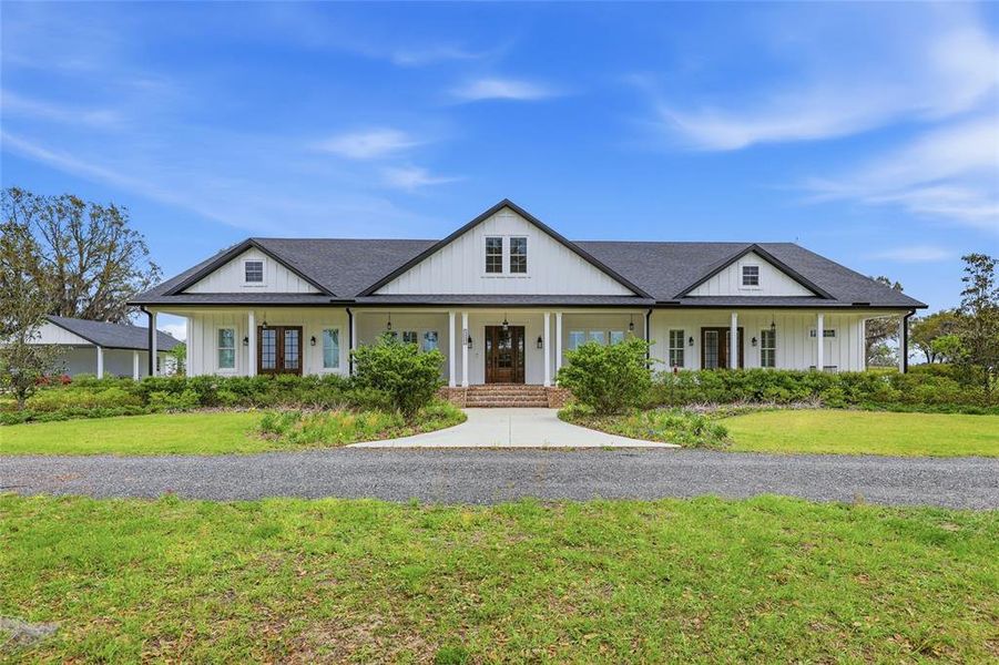Front exterior of a new home in , Bronson, FL, highlighting curb appeal (Image 22).